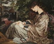 Dante Gabriel Rossetti La Pia de' Tolomei Spain oil painting artist